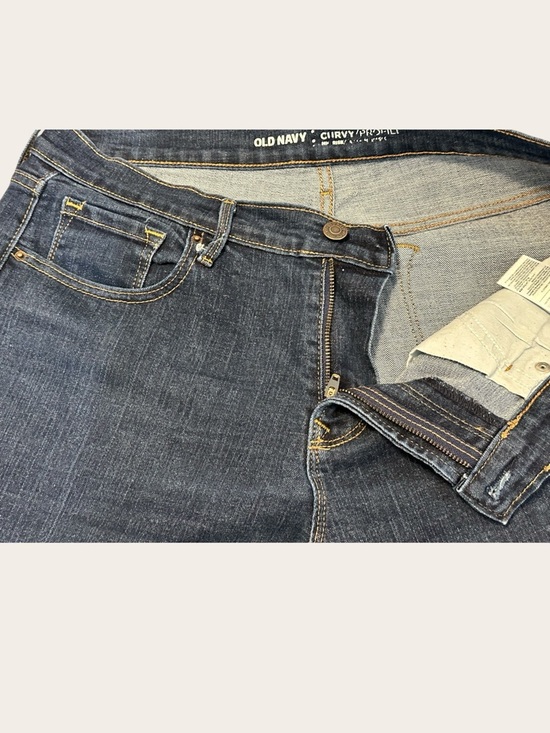 🌻 Old Navy Mid-Rise Curvy Straight-Leg Jeans #667 - Picture 5 of 12